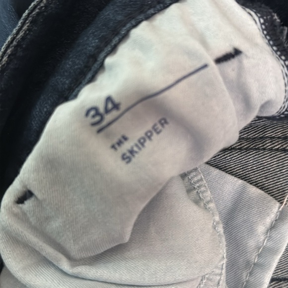 Anthropologie Pilcro The Skipper Jeans Sz 34 Dark Rinse - Picture 5 of 7